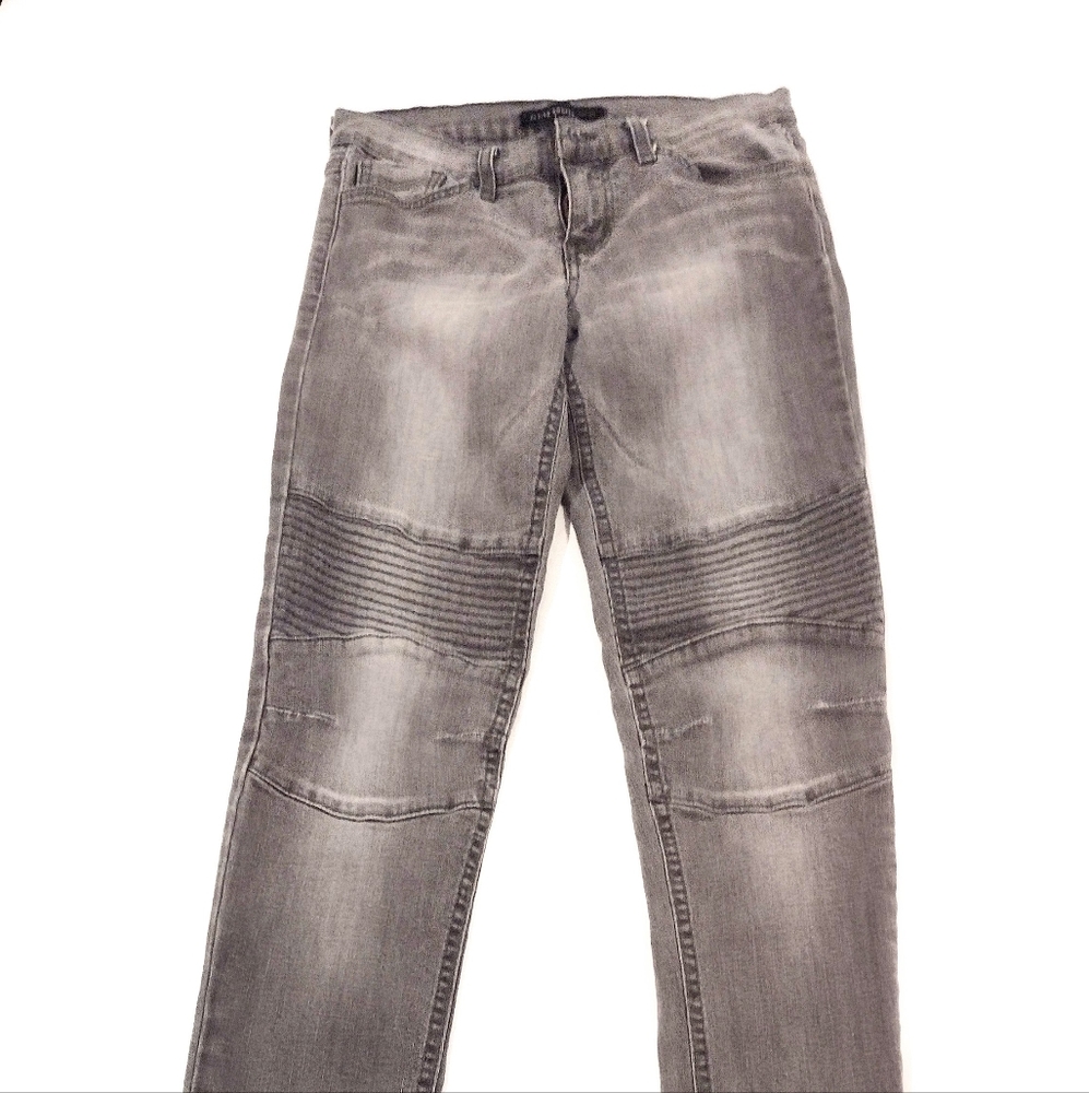 EUC Gray Moto Jeans Size 27